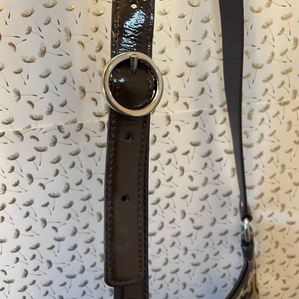 Coach - Vintage Signature Monogram Canvas Logo Crossbody Bag EXCELLENT Cond. - Picture 10 of 12